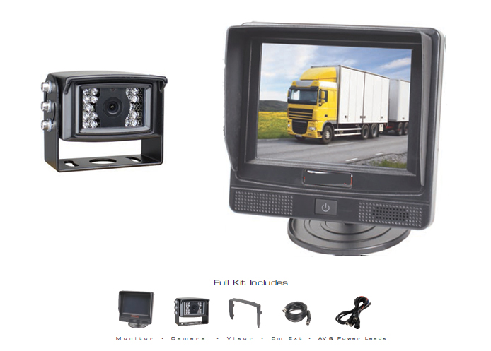 (image for) CCTV17A Reverse System - 3.5" touch screen display, night vision