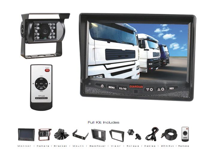 (image for) CCTV21 Reverse System - 7" screen display, night vision camera