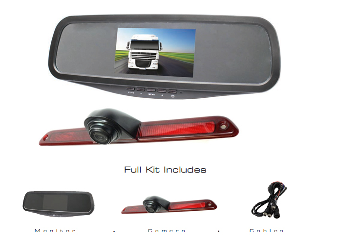 CCTV Reverse System - mirror display, night vision dome camera (image for) CCTV Reverse System - mirror display, night vision dome camera