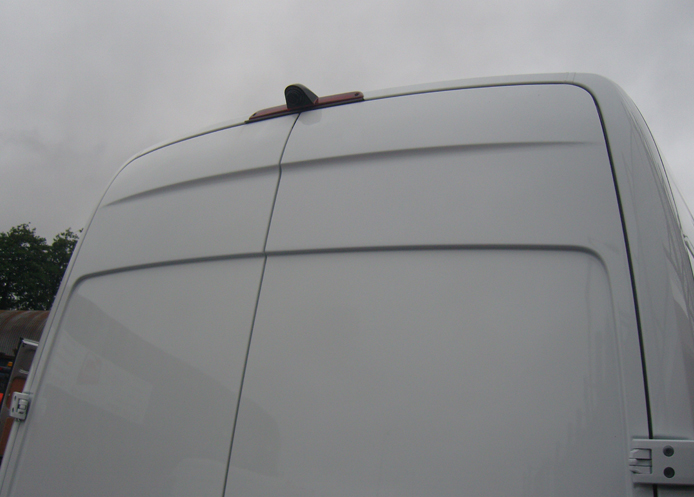 (image for) CCTV Reverse System - mirror display, night vision dome camera