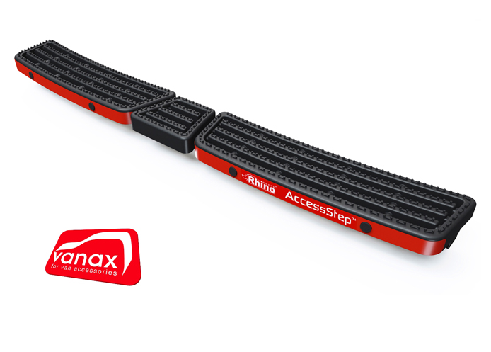 Triple step black - with reverse sensors (image for) Triple step black - with reverse sensors