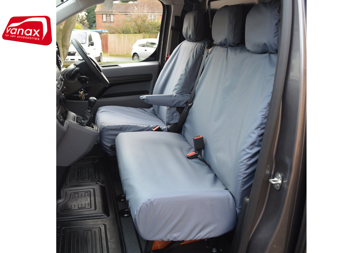 (image for) Driver & Double Passenger - No Worktray - Grey