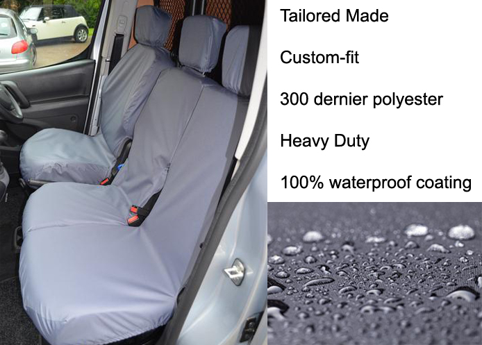 Tailored Front - 3 Seater front seat - Grey (image for) Tailored Front - 3 Seater front seat - Grey