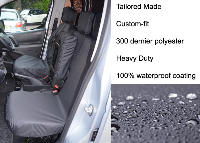 (image for) Tailored Front - 3 Seater front seat - Black