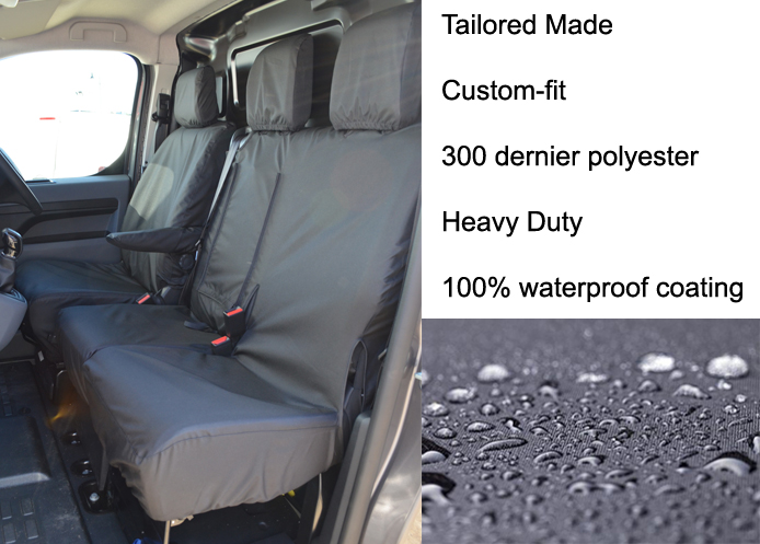 (image for) Driver & Double Passenger with Worktray - Black