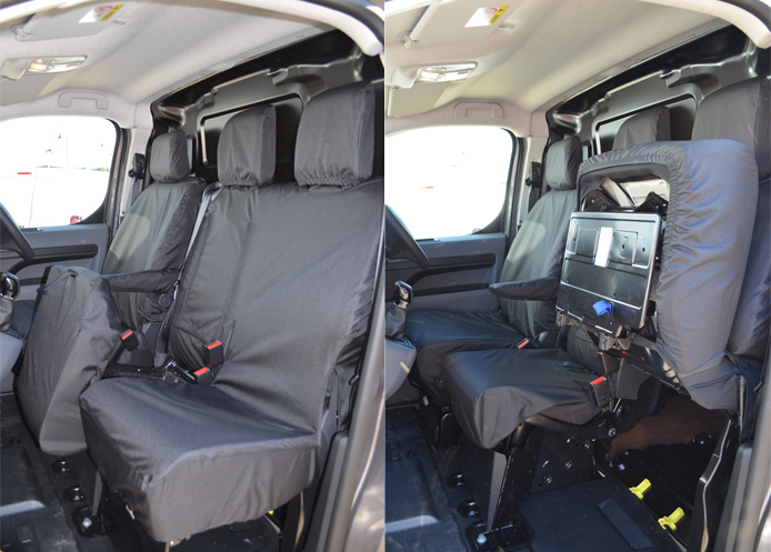 (image for) Driver & Double Passenger with Worktray - Black