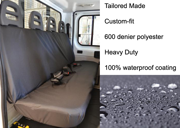 (image for) Crew Cab - Tailored Rear Passenger Seat only - Black
