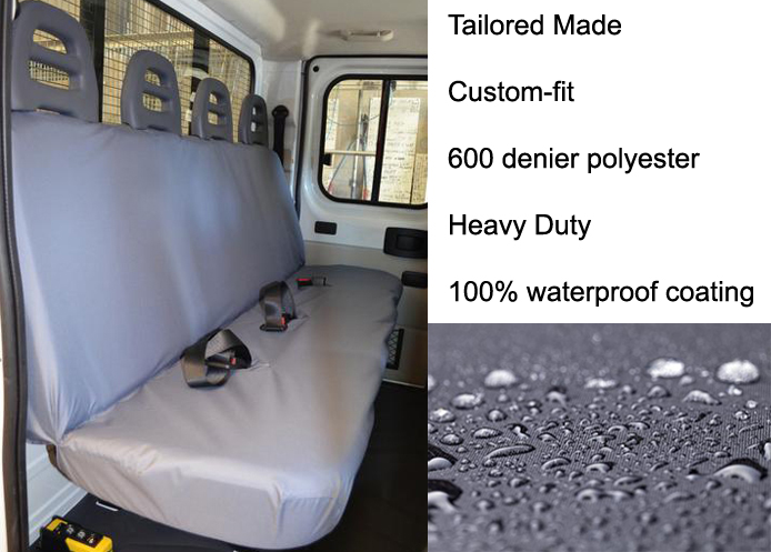 (image for) Crew Cab - Tailored Rear Passenger Seat only - Grey