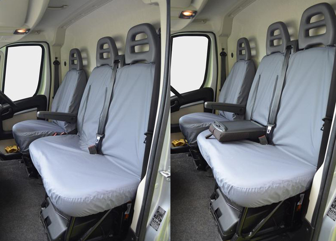 (image for) Tailored Front Pair - Driver & Double Passenger - Grey