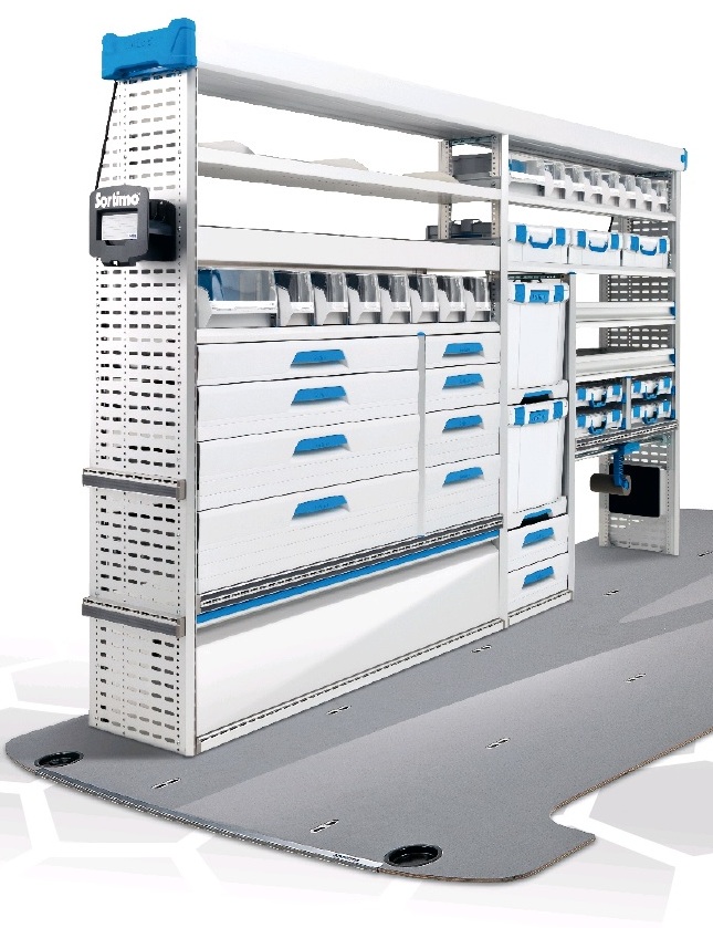 Trafic (2001-14) L1 - Sortimo 9mm Sobogrip floor (Grey) (image for) Trafic (2001-14) L1 - Sortimo 9mm Sobogrip floor (Grey)