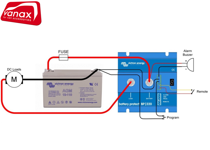 (image for) Victron Battery Protector - Dual Voltage 12/24V 220A